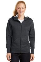 Sport-Tek® Ladies Full-Zip Hooded Fleece Jacket