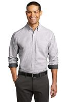 Port Authority® SuperPro? Oxford Stripe Shirt